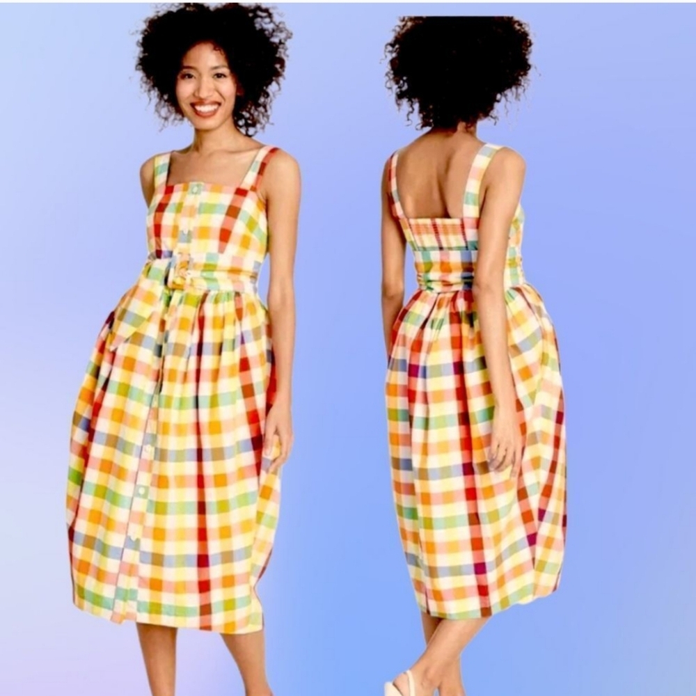 NWT Christoper John Rogers by‎ Target Rainbow Dress Size 0 Limited Edition Check